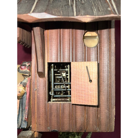 Vintage Hubert Herr Black Forest Cuckoo Clock -Germany - Picture 10 of 10